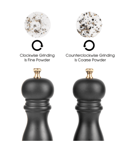 Black Wood Salt and Pepper Mills