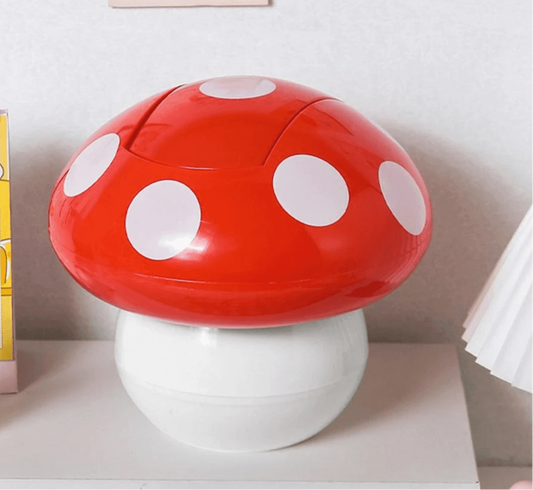 Red Mushroom Bin