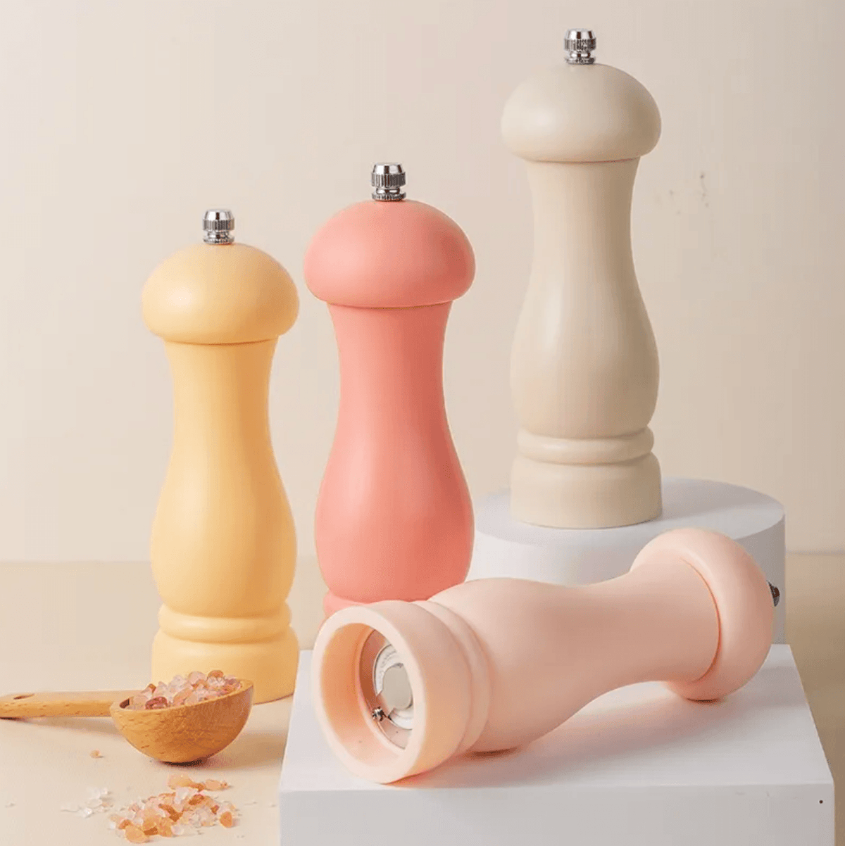 Refillable Colour Salt and Pepper Mill