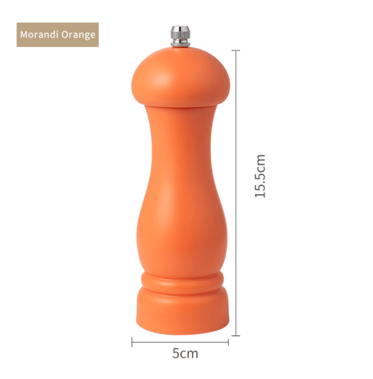 Refillable Colour Salt and Pepper Mill