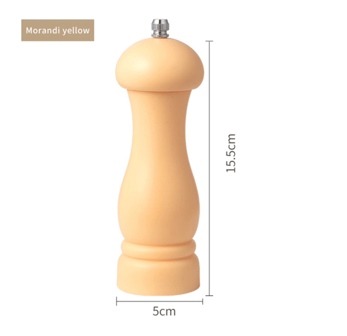 Refillable Colour Salt and Pepper Mill