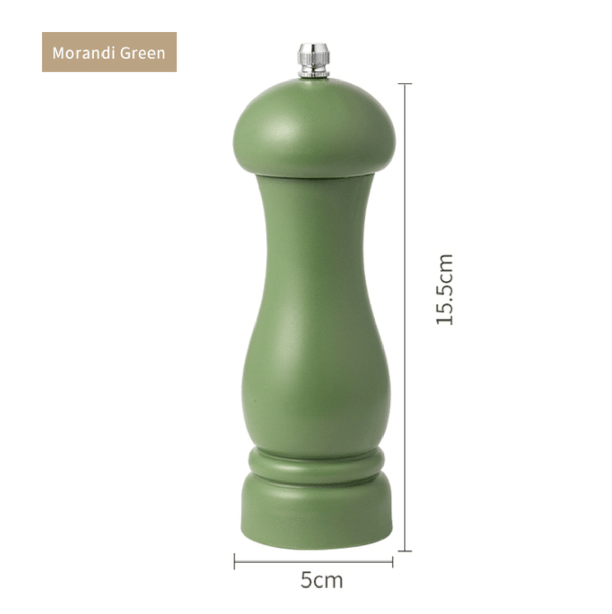 Refillable Colour Salt and Pepper Mill