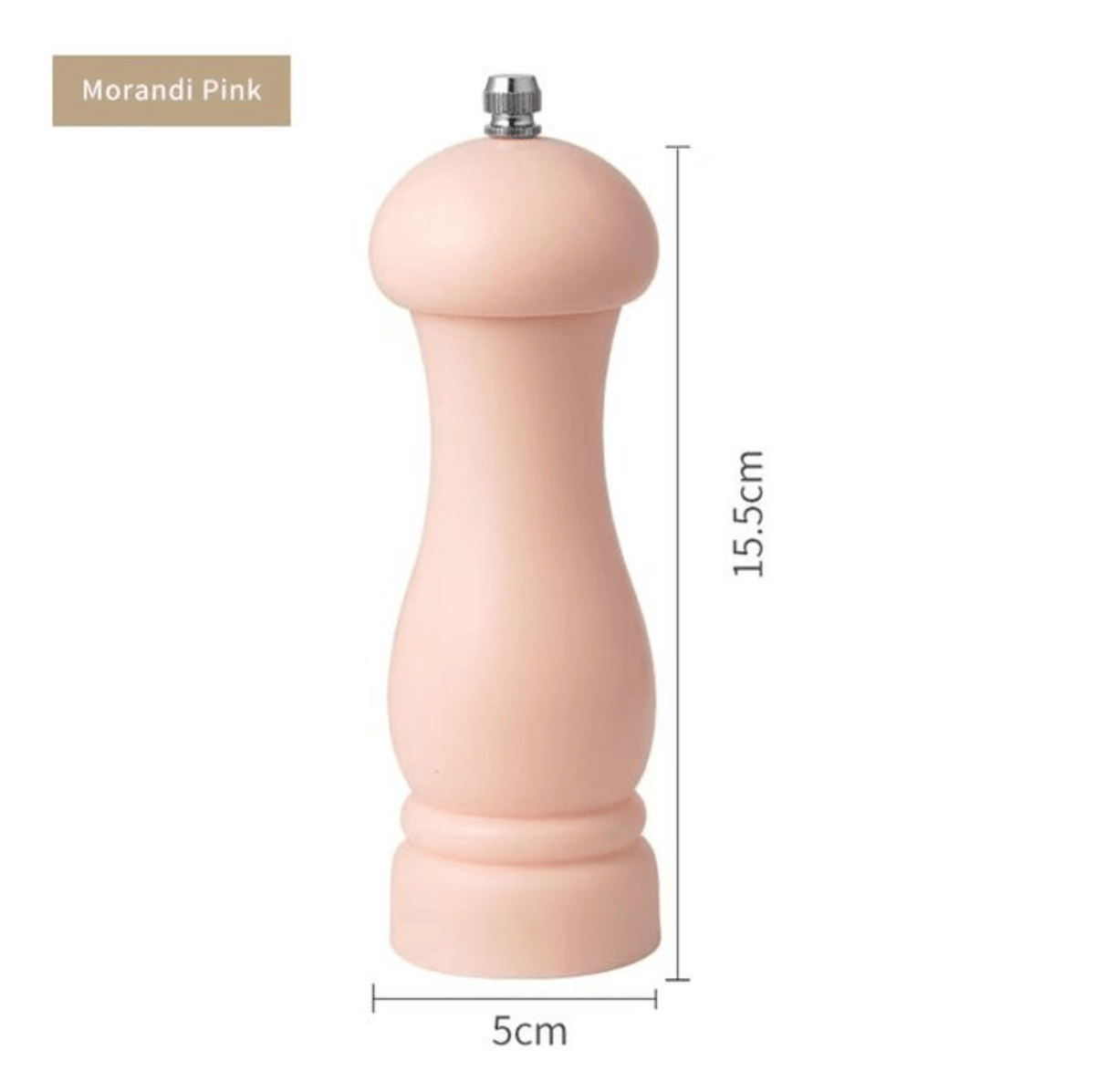 Refillable Colour Salt and Pepper Mill