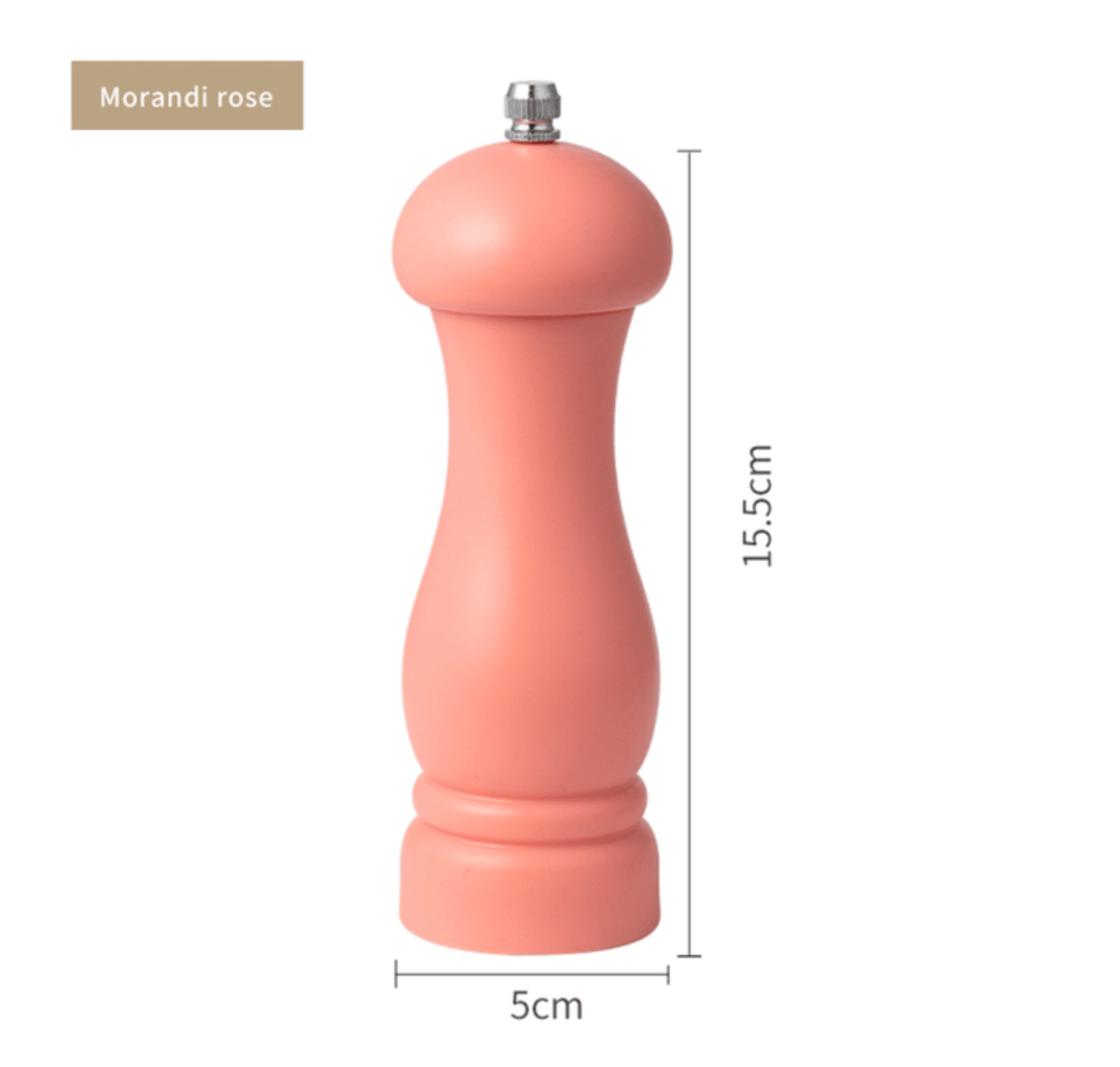 Refillable Colour Salt and Pepper Mill