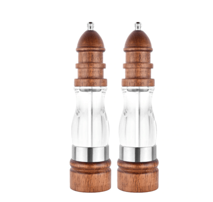 Wooden Salt and Pepper Grinder Set