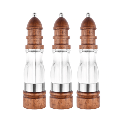 Wooden Salt and Pepper Grinder Set