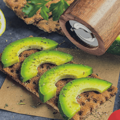 Wooden Salt and Pepper Grinders Set